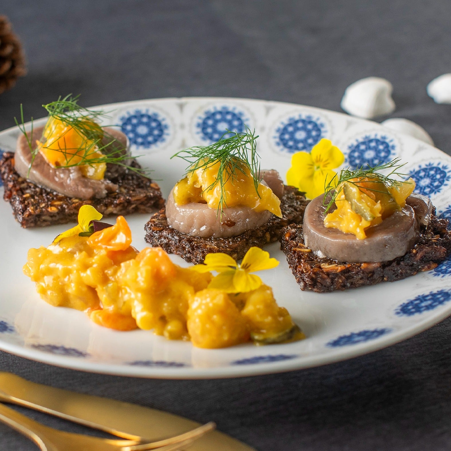 Silderuller med pickles