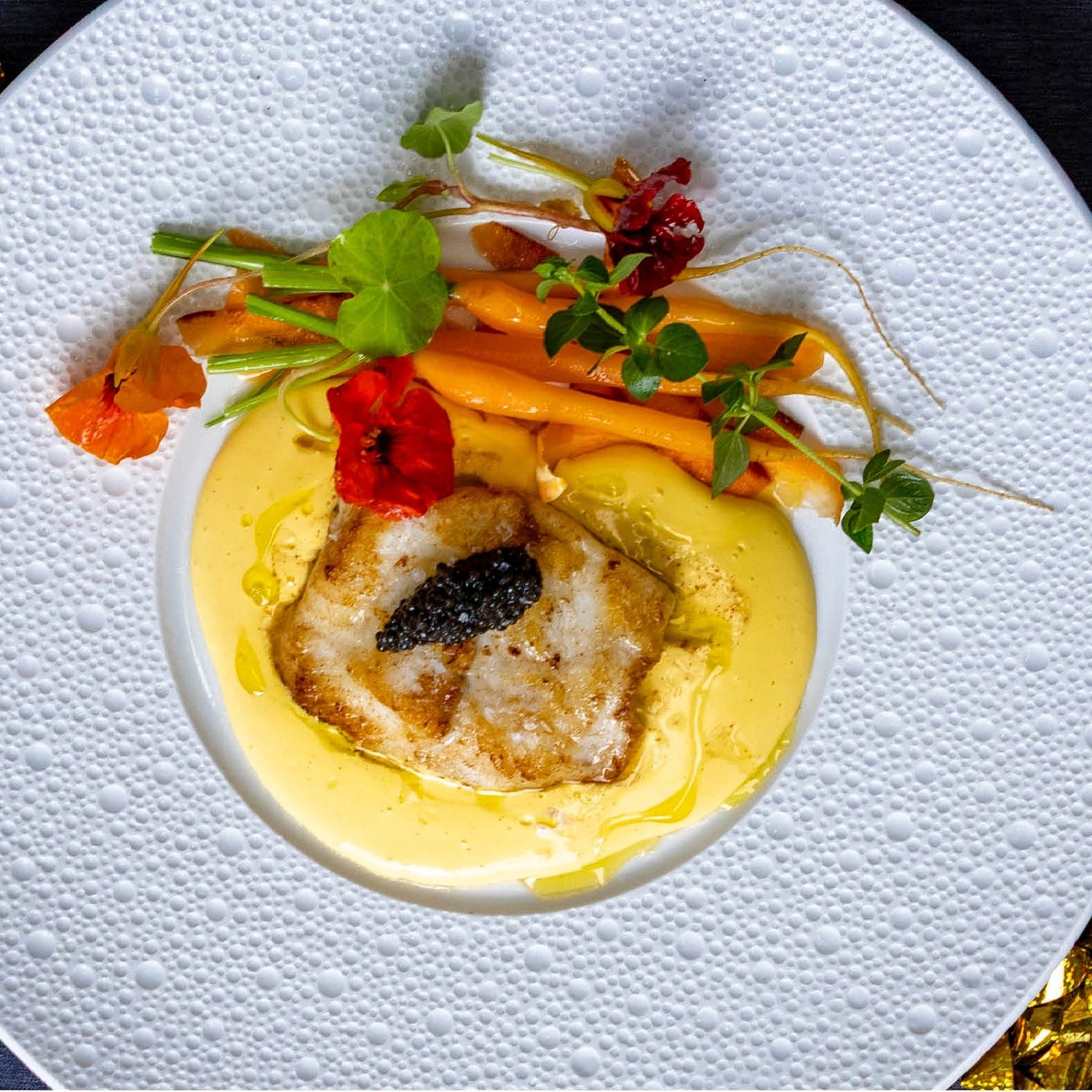 Stegt pighvar - med champange hollandaise - Kystfisken