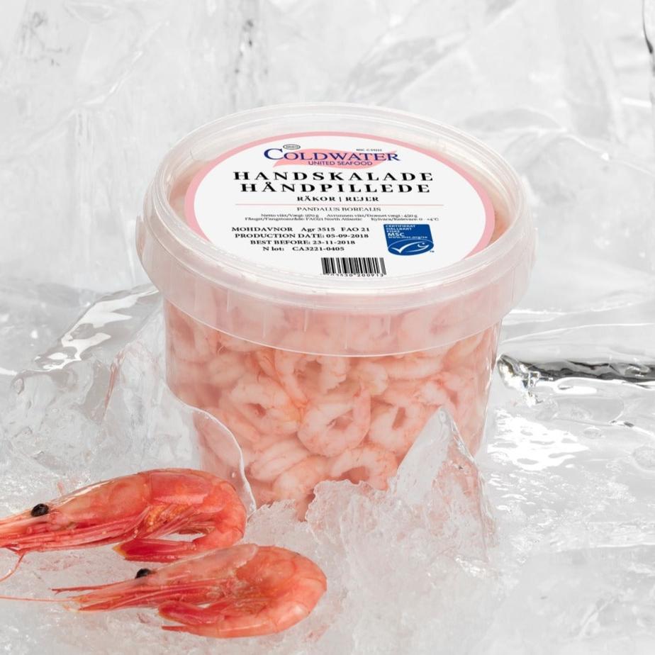 Eksklusivt tilbud: 3 x Håndpillede Luksus Rejer (Spar 50%) - Kystfisken