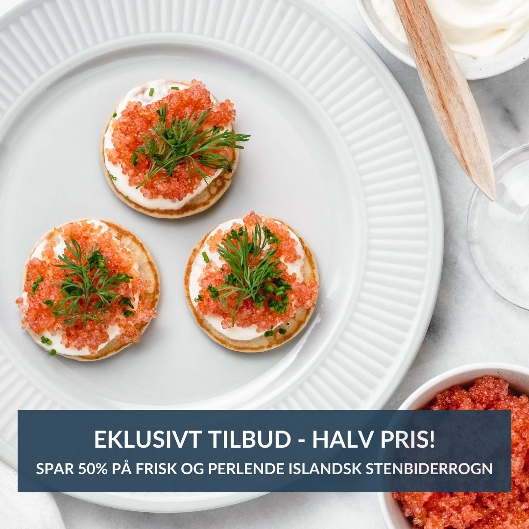 Eksklusivt tilbud: Frisk Stenbiderrogn (SPAR 50%) - Kystfisken