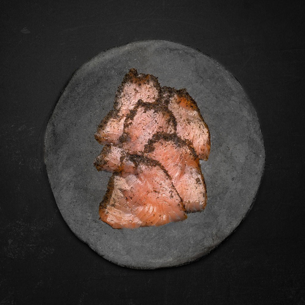 Gravad laks fra lokalt røgeri (Nytår) - Kystfisken
