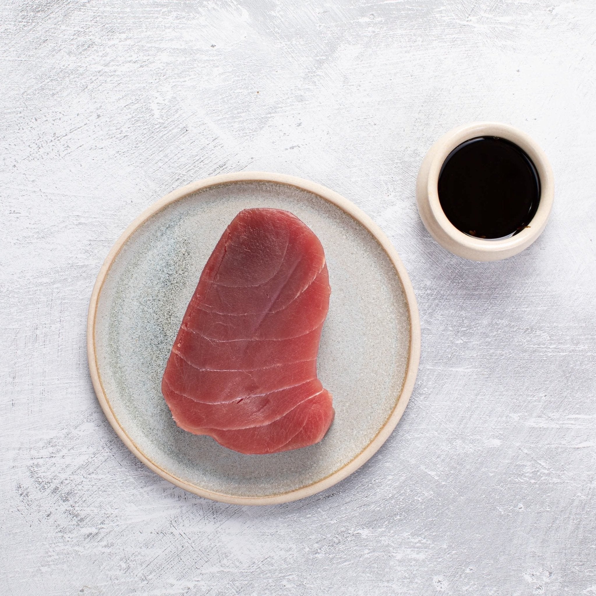 Lynstegt tun med salat og soyadressing (2 personer) - Kystfisken