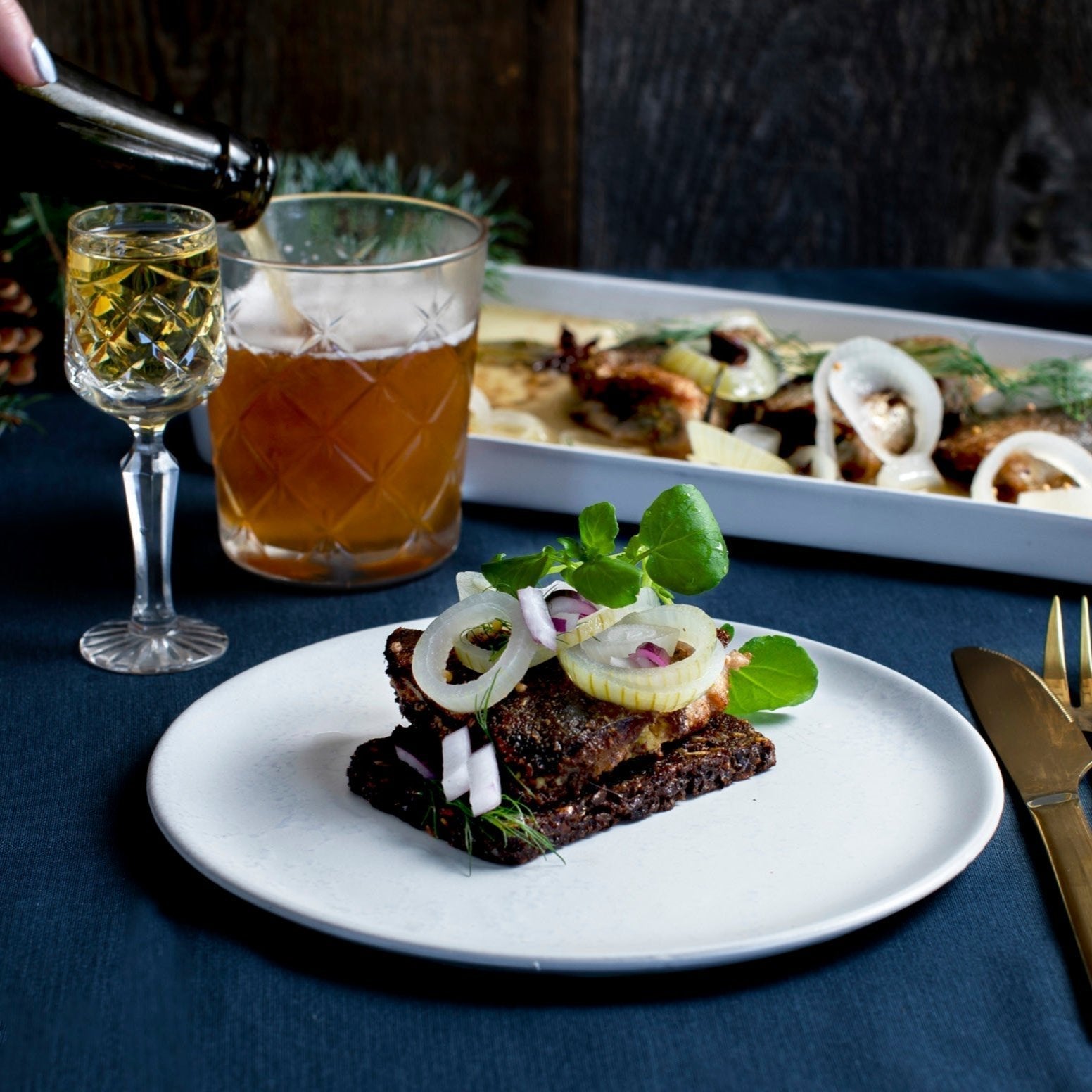 Pandestegte sild i bidder - Kystfisken