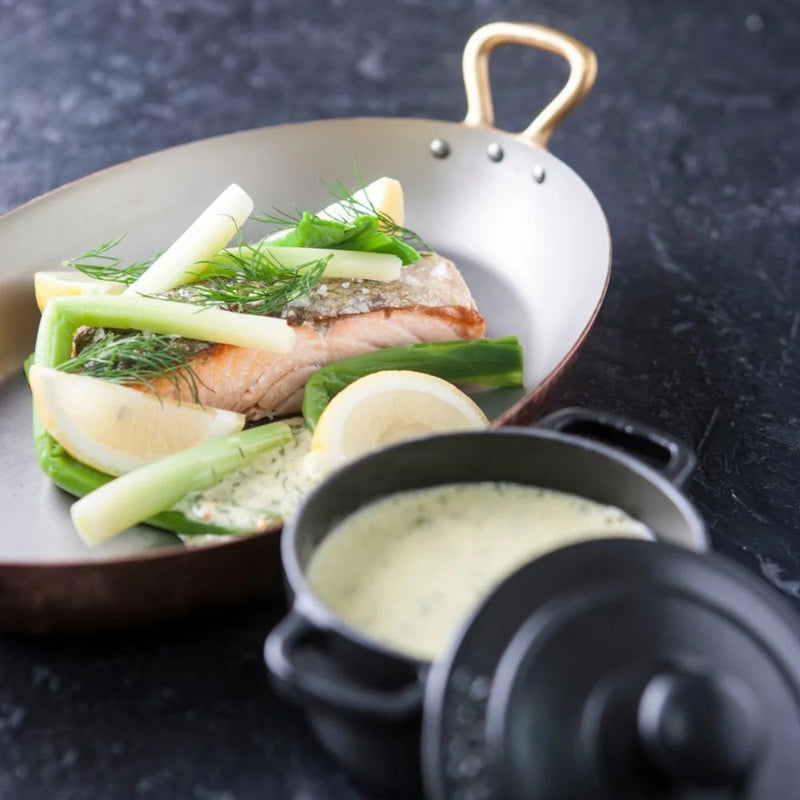 Stegt laks med krydderhollandaise