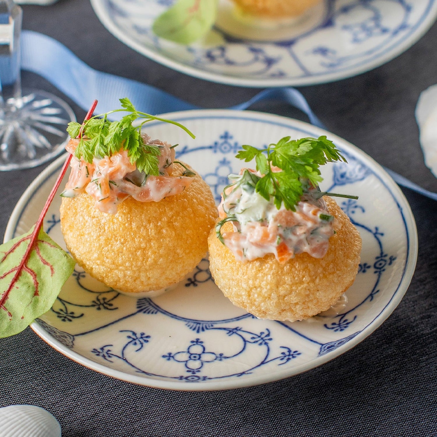 Pani puri med lakserilette
