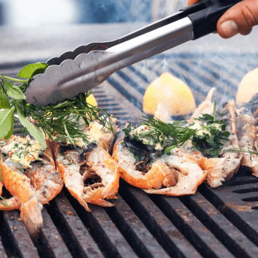 Grillede jomfruhummer med krydderurtesmør - Kystfisken