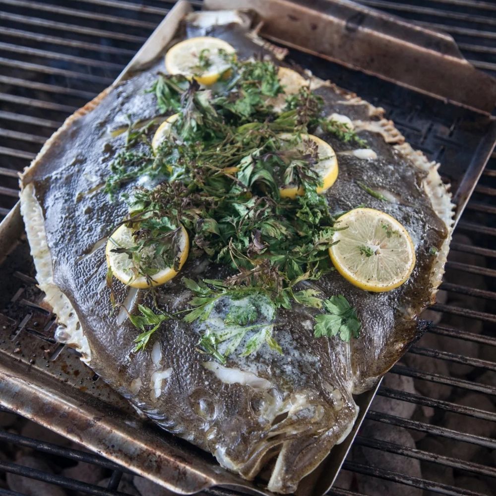 Perfekt Helgrillet Pighvar - Kystfisken