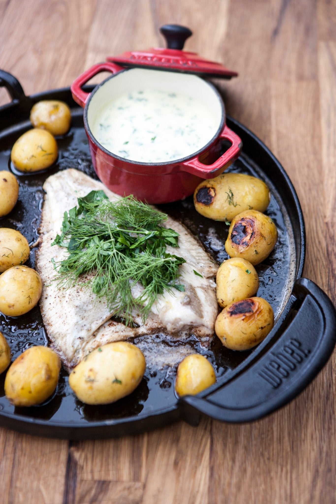 Rødspætte med dressing - Kystfisken