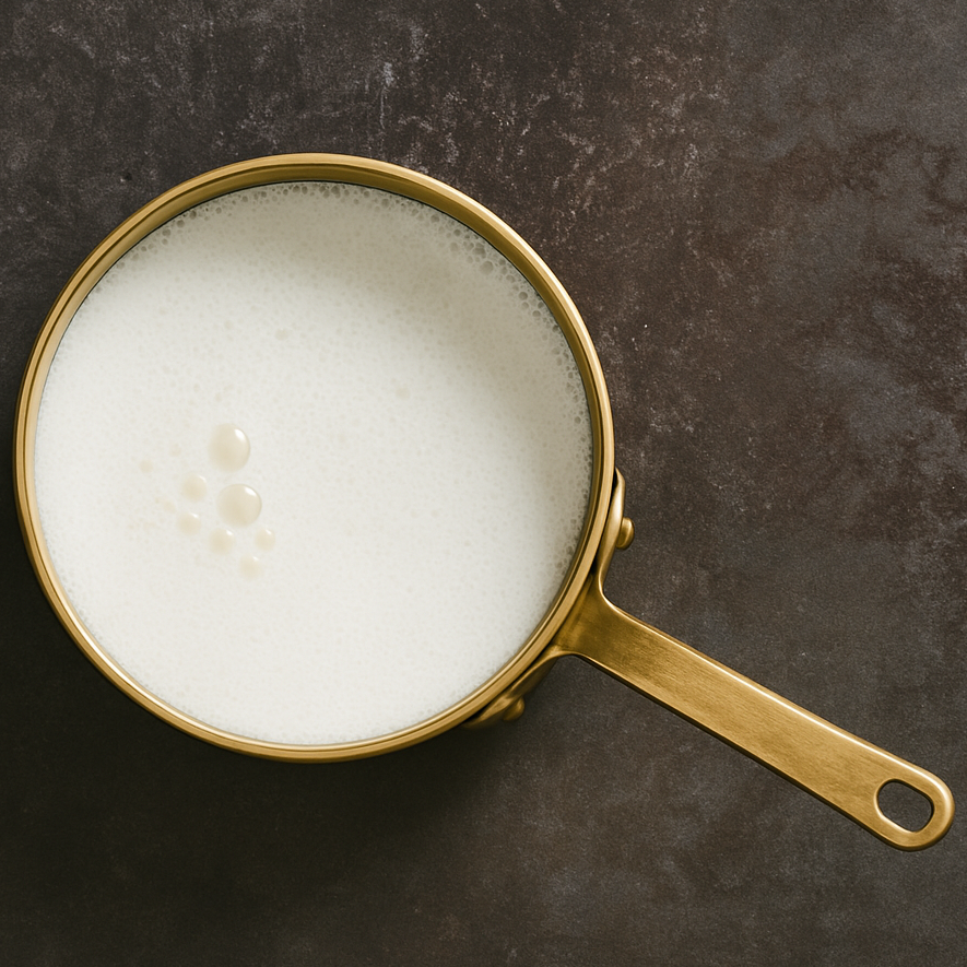 Laks i hvidvinssauce