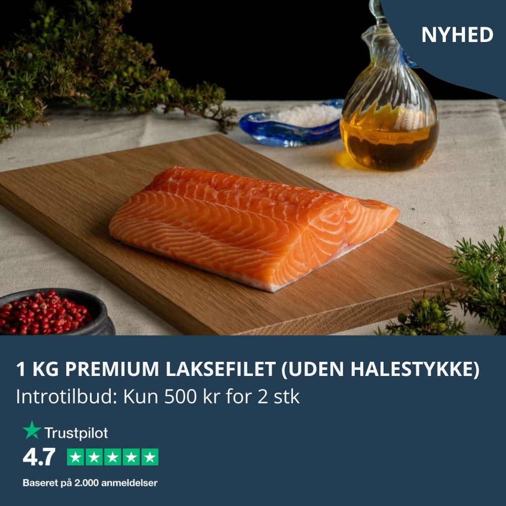 Nyhed: Premium Laksefilet (Uden halestykke)