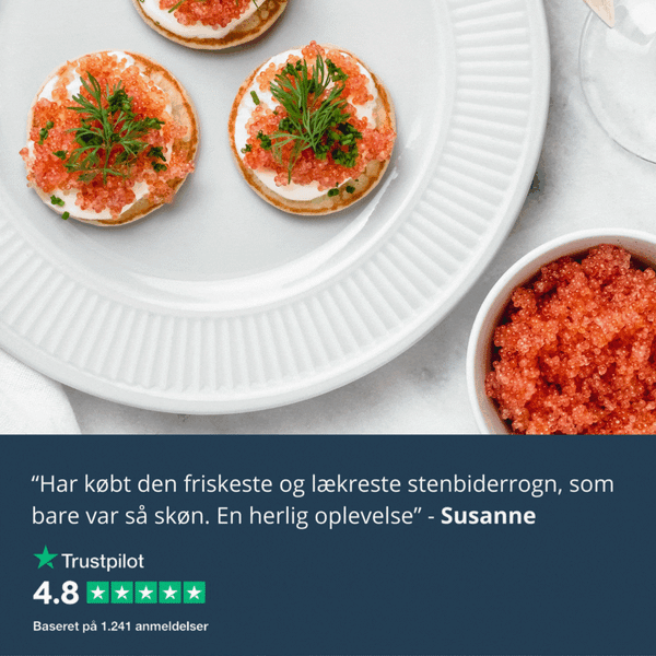 Kystfisken Frisk Stenbiderrogn Kystfisken Frisk Stenbiderrogn