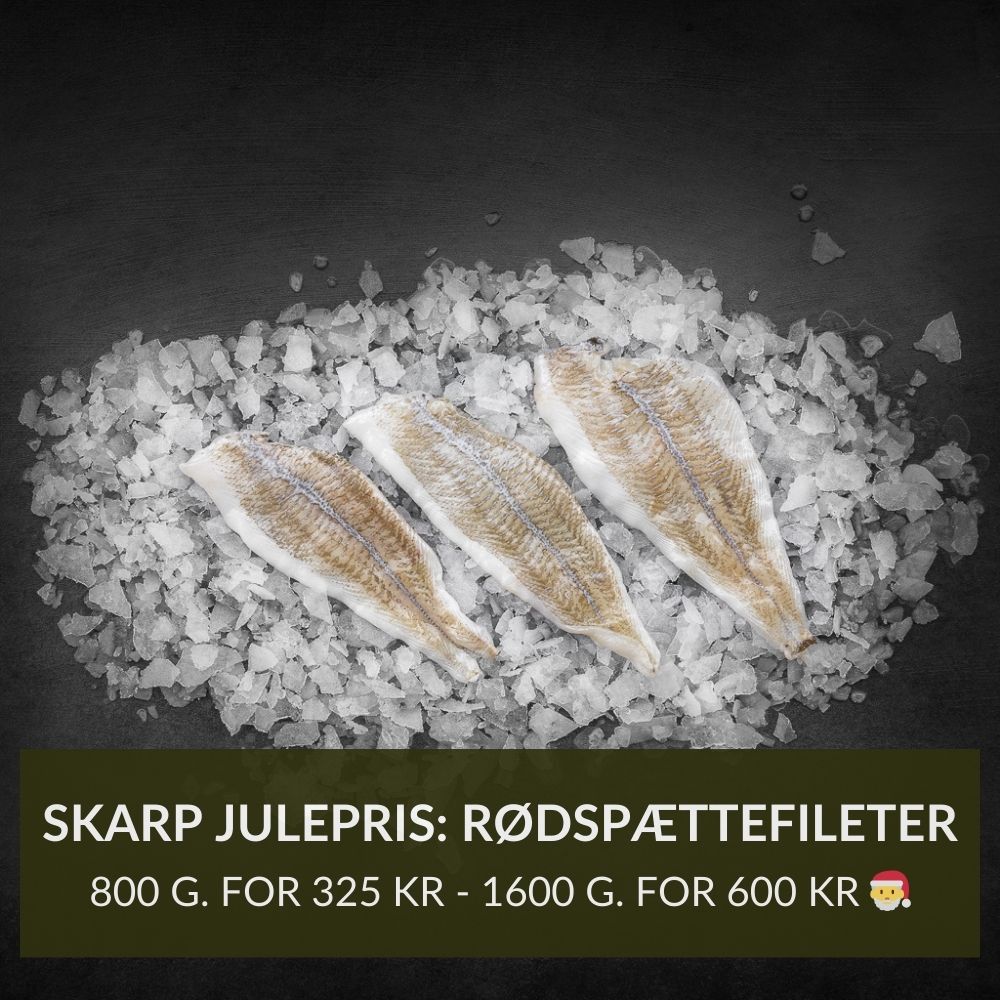 Skarp pris: Ferske rødspættefileter til julebordet