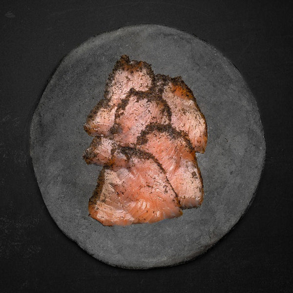 Gravad laks fra lokalt røgeri (Påske)