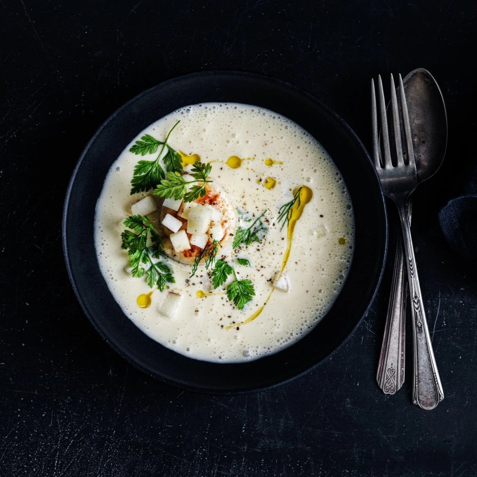 Jordskokkesuppe - Kystfisken