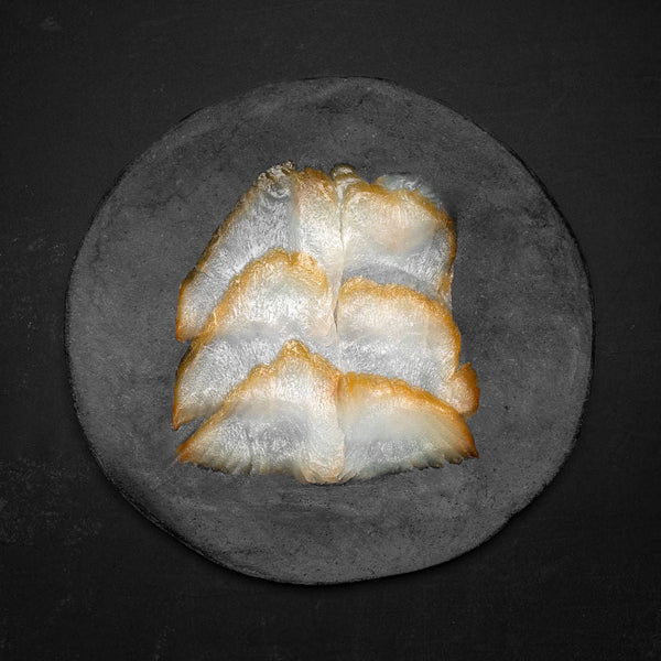 Koldrøget hellefisk fra lokalt røgeri (Påske)