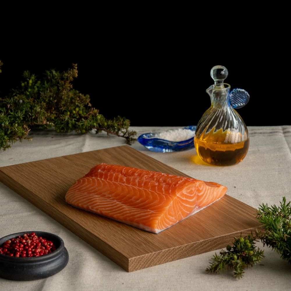 Laksefilet m. skind 1000 G. - Kystfisken