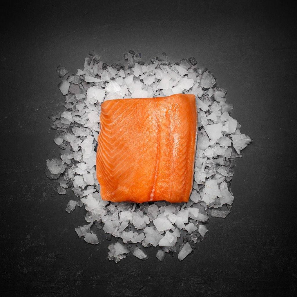 Lakseportion af færøsk superior laks 500 G. - Kystfisken
