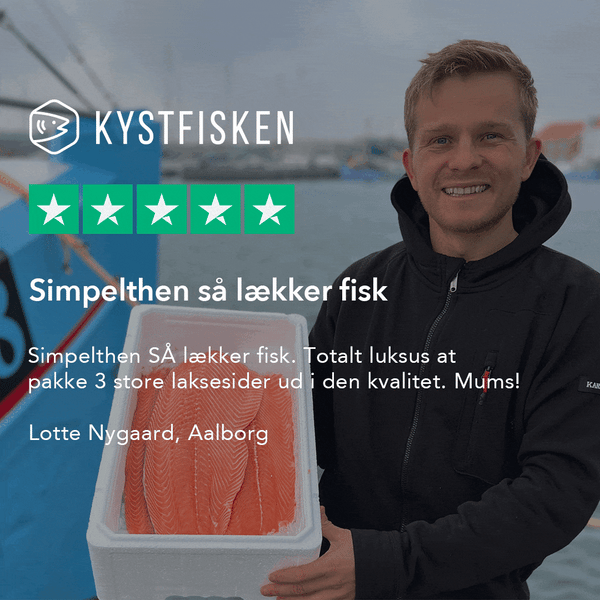 Færøsk Lakseside m. skind
