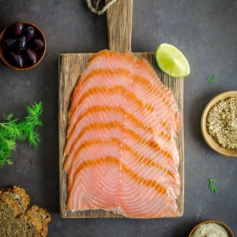 Skiveskåret Laks 100 G. - Kystfisken