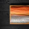 Store danske laksesider m. skind - Kystfisken
